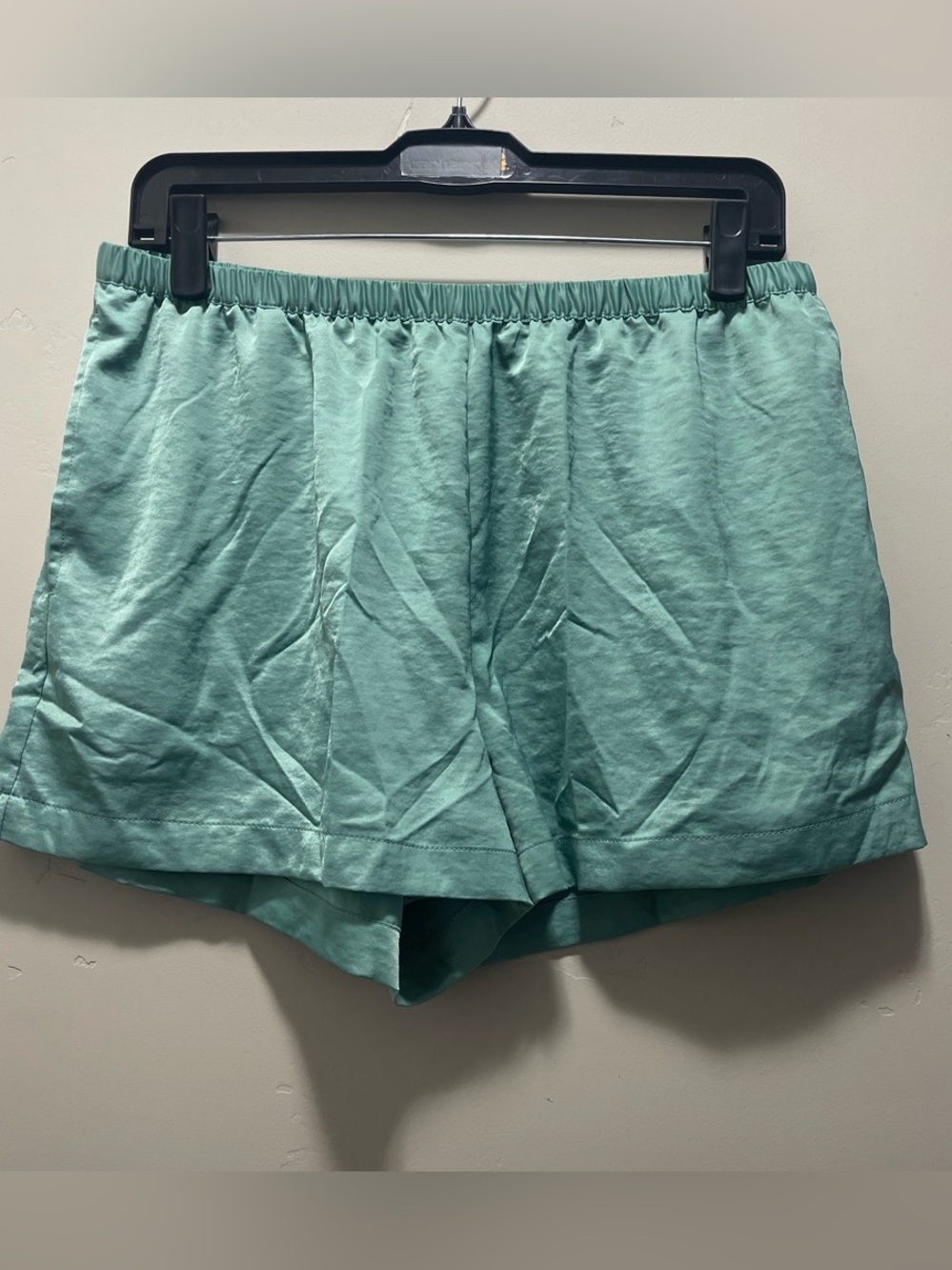 Auden Sleepwear Light Mint Green Elastic Waist Casual Shorts
